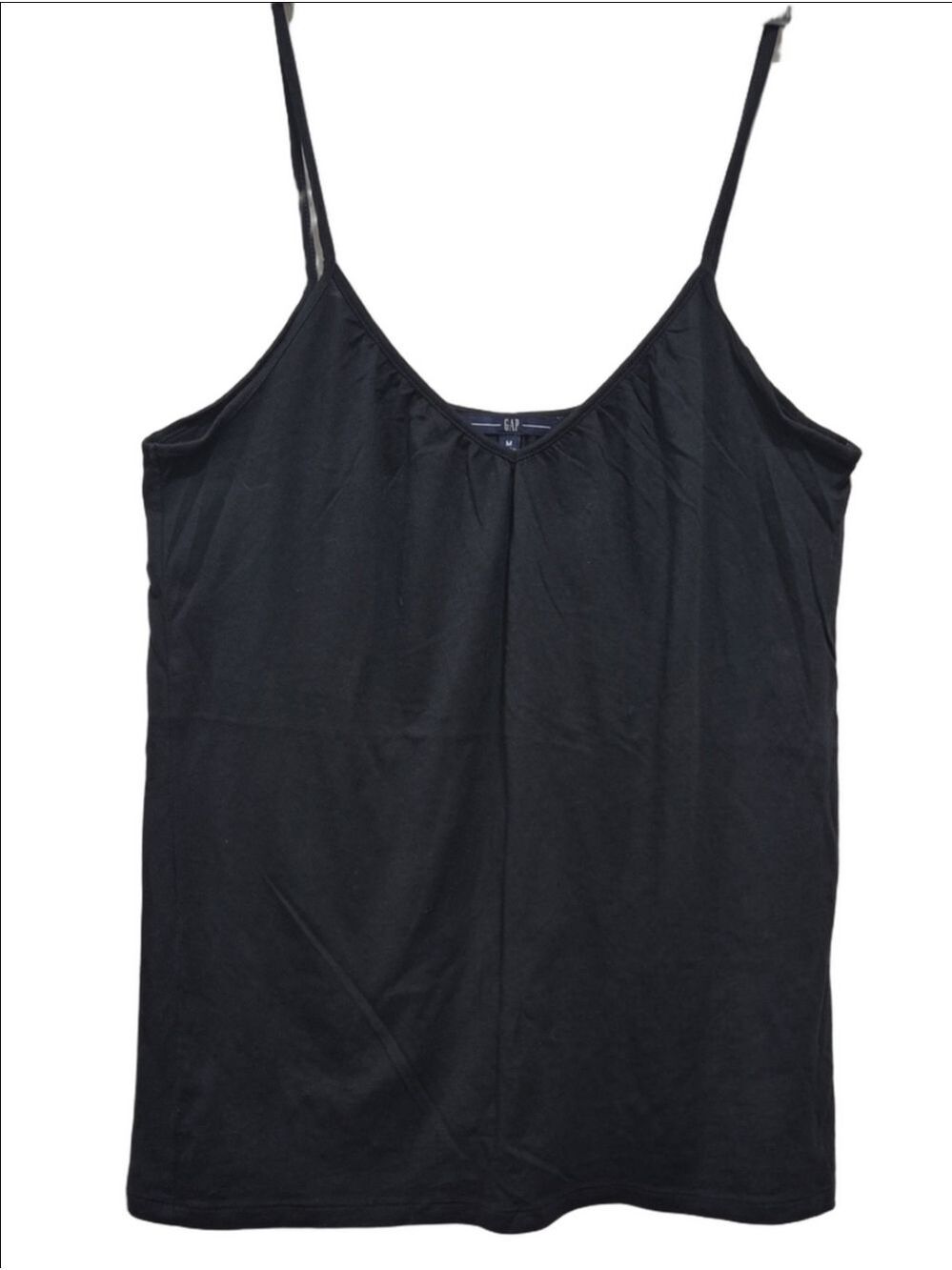 💕⃝🕊️ 3 For $ 15 💕⃝🕊️GAP Black Classic V-Neck Spaghetti Strap Camisole Size M